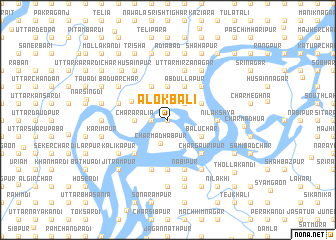 map of Ālokbāli