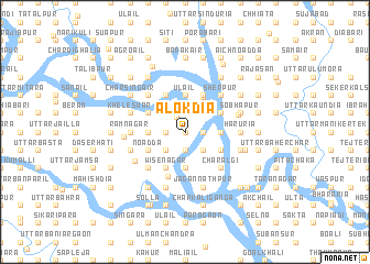 map of Ālokdia