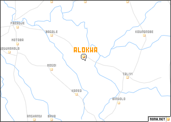 map of Alokwa