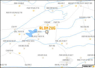 map of Álomzug