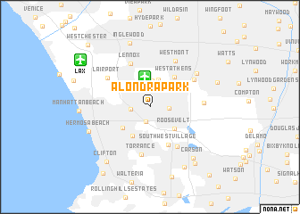 map of Alondra Park