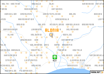 map of Alónia