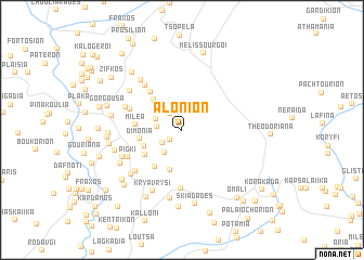 map of Alónion