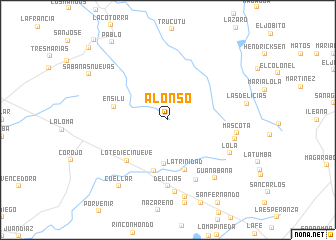 map of Alonso