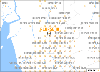 map of Alor Sena