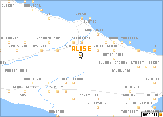 map of Åløse