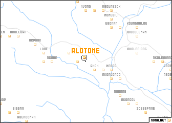 map of Alotomé