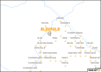 map of A Lou Pu La