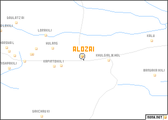 map of Alozai