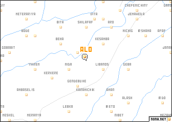 map of Ālo