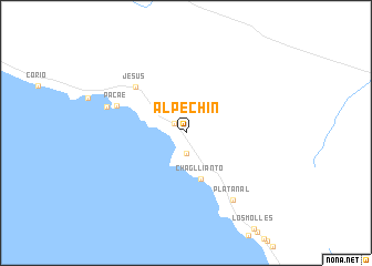 map of Alpechín
