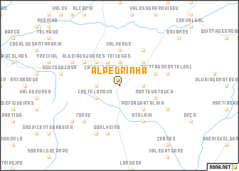 map of Alpedrinha