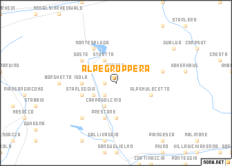 map of Alpe Groppera