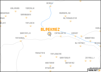 map of Alpekmez