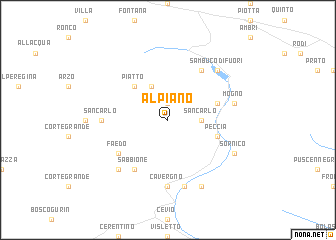 map of Al Piano