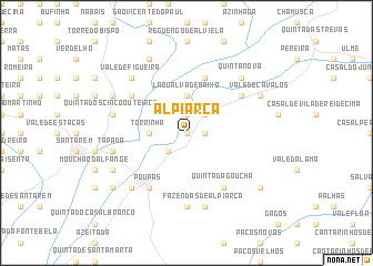 map of Alpiarça