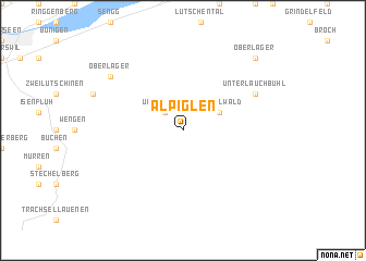 map of Alpiglen