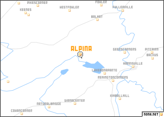map of Alpina