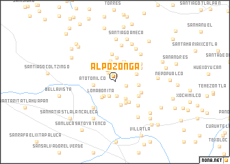 map of Alpozonga
