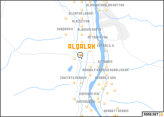 map of Al Qal‘ah