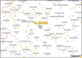 map of Al Qa‘mah
