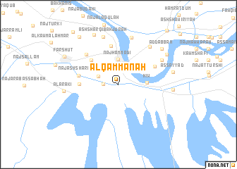 map of Al Qammānah