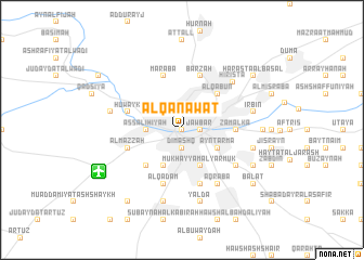 map of Al Qanawāt