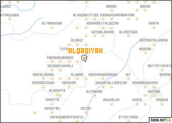 map of Al Qa‘qīyah