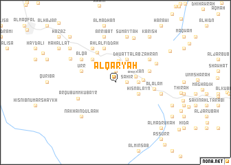 map of Al Qaryah