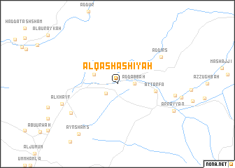 map of Al Qashāshīyah