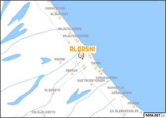 map of Al Qashī‘