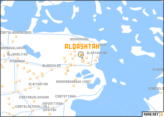 map of Al Qashţah