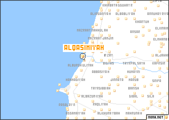 map of Al Qāsimīyah