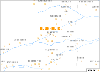 map of Al Qawādir