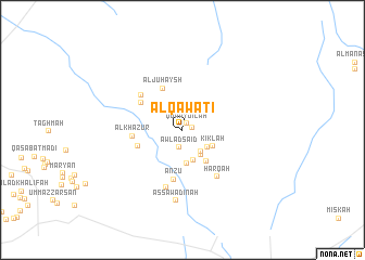 map of Al Qawātī