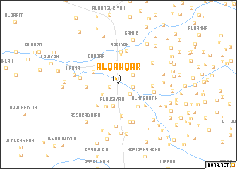 map of Al Qawqar