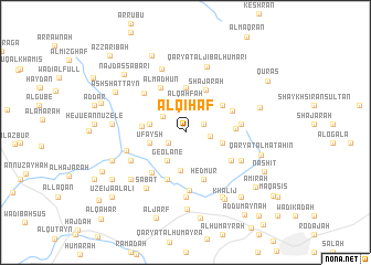 map of Al Qihāf