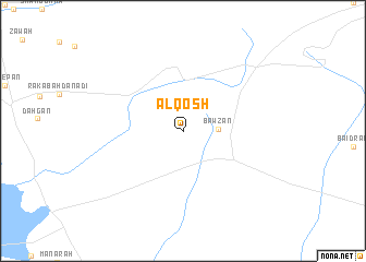 map of Alqōsh