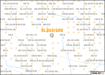 map of Alqueidão