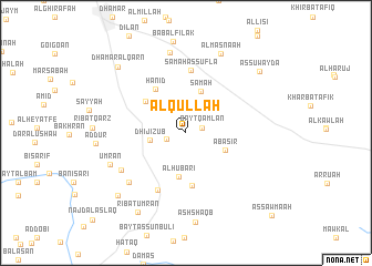 map of Al Qullah