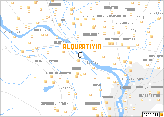 map of Al Qurāţīyīn