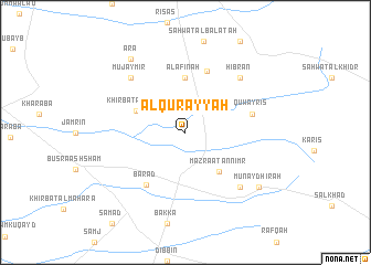 map of Al Qurayyah