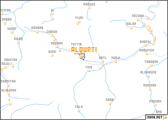 map of Al Qurţī