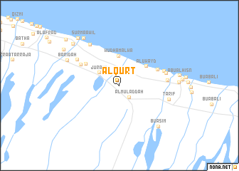 map of Al Qurţ