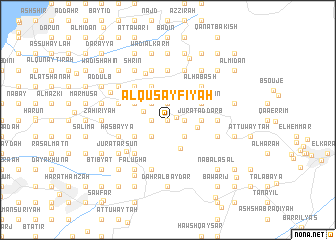 map of Al Quşayfīyah