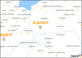 map of Al Quşayr