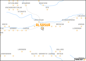 map of Alsasua