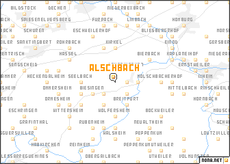 map of Alschbach