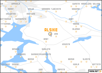 map of Alsike