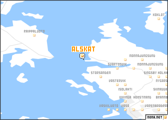 map of Alskat